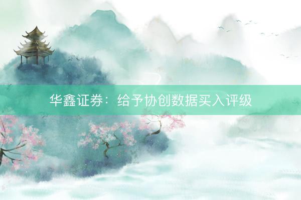 华鑫证券：给予协创数据买入评级