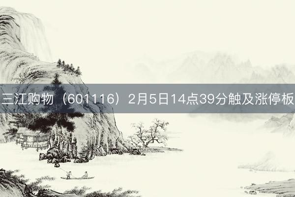 三江购物（601116）2月5日14点39分触及涨停板
