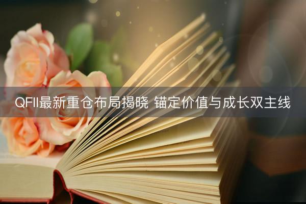 QFII最新重仓布局揭晓 锚定价值与成长双主线