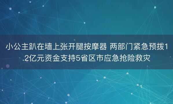 小公主趴在墙上张开腿按摩器 两部门紧急预拨1.2亿元资金支持5省区市应急抢险救灾