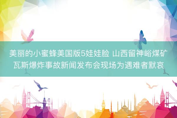 美丽的小蜜蜂美国版5娃娃脸 山西留神峪煤矿瓦斯爆炸事故新闻发布会现场为遇难者默哀