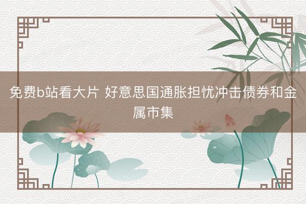 免费b站看大片 好意思国通胀担忧冲击债券和金属市集