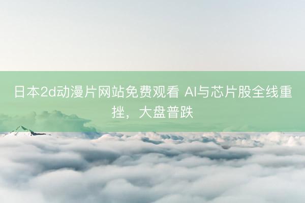 日本2d动漫片网站免费观看 AI与芯片股全线重挫，大盘普跌